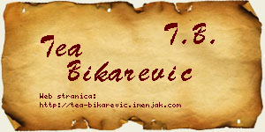 Tea Bikarević vizit kartica